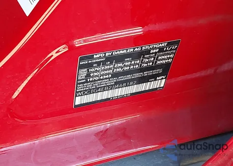 2018 Mercedes-Benz Gla 250 из США, поврежденный, VIN WDCTG4EB2JJ468182